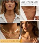 YEEZII 56-Piece Gold Jewelry Set for Women