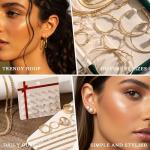 YEEZII 56-Piece Gold Jewelry Set for Women