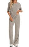 Addtoo Women's 2 Piece Lounge Set with Pockets