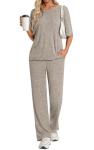 Addtoo Women's 2 Piece Lounge Set with Pockets