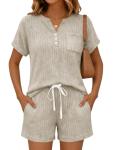 Yousify Women's Summer Lounge Set with Pocket