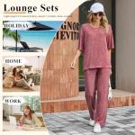Addtoo Women's 2 Piece Lounge Set with Pockets
