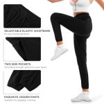 Women’s Black Joggers with Pockets for Exercise