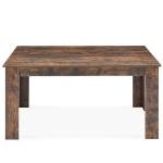 Rustic Wooden Dining Table, 4 Seater, 120x80cm