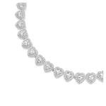 Swarovski Ariana Grande Heart Crystal Tennis Necklace