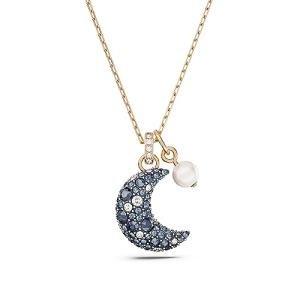 Swarovski Moon Pendant in Rose Gold Tone