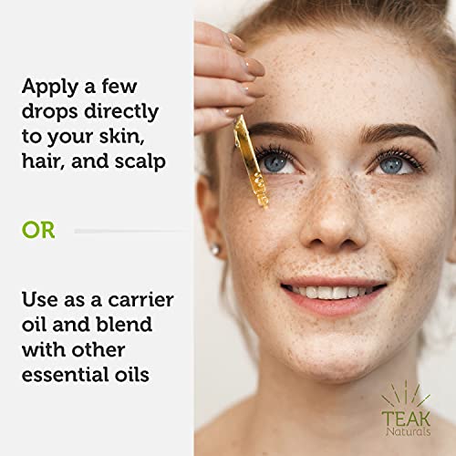 Teak Naturals 100 Percent Organic Teak Naturals Jojoba Oil, 4 oz