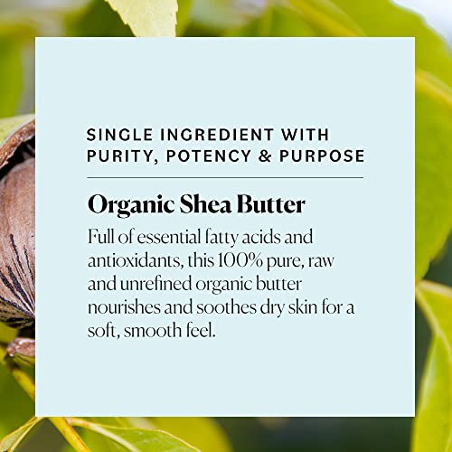 USDA Organic Shea Butter by Sky Organics (16 oz) 100% Pure Unrefined Raw African Shea Butter for Face and Body Moisturizing Natural Body Butter for Dry Skin