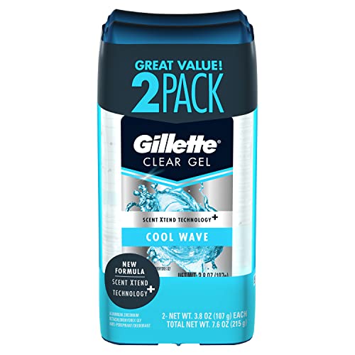 Gillette Cool Wave Clear Gel Antiperspirant 2-Pack