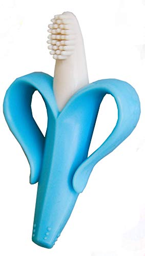 Blue Banana Training Teether Toothbrush for Babies and Toddlers