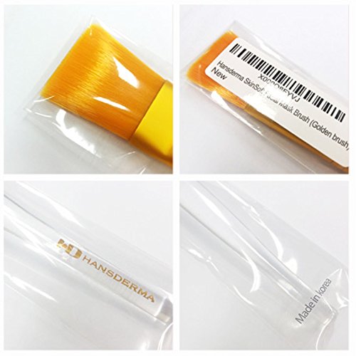 Hansderma Skinsoft Facial Mask Brush (Golden)