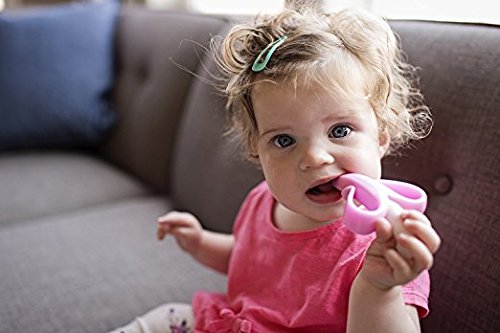 Pink Banana Toothbrush for Infants, Babies, Toddlers