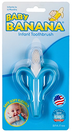 Blue Banana Training Teether Toothbrush for Babies and Toddlers
