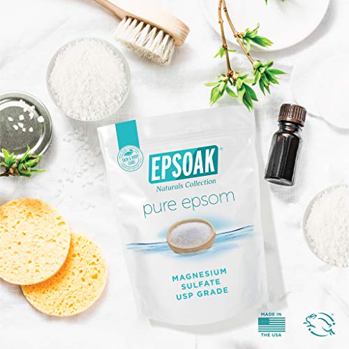 Epsoak Epsom Salt 19 lb. Bulk Resealable Bag Magnesium Sulfate USP