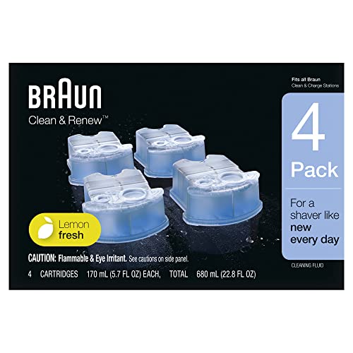 Braun Clean & Renew Refill Cartridges CCR - 22.8 fl oz (Pack of 4)
