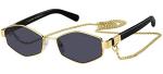 Marc Jacobs Gold and Grey Women’s Sunglasses