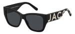 Marc Jacobs Women's Black and Grey Sunglasses