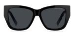 Marc Jacobs Women's Black and Grey Sunglasses