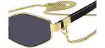 Marc Jacobs Gold and Grey Women’s Sunglasses