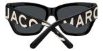 Marc Jacobs Women's Black and Grey Sunglasses
