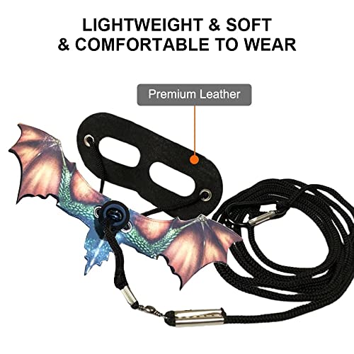 Adjustable Bearded Dragon Leash with Cool Wings