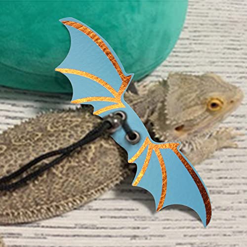 Bearded Dragon Leash Harness with Adjustable Leather Wings