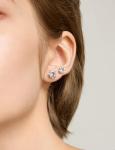 Cubic Zirconia Hypoallergenic Stud Earring Set