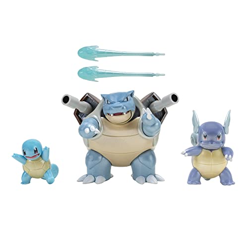 Pokémon Evolution 3 Pack: Squirtle, Wartortle & Blastoise