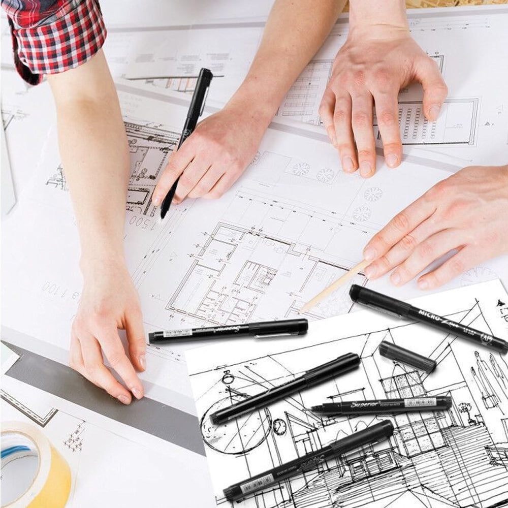 8-Piece Calligraphy Brush Pen Set