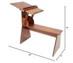 Sienna Outdoor Art Bench for Artists