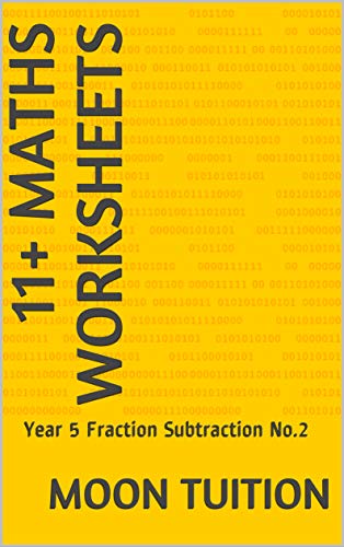 11+ Maths Worksheets: Year 5 Fraction Subtraction No.2