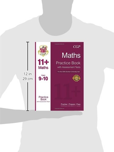 11+ Maths Practice Book with Assessment Tests (Ages 9-10) for the CEM Test (CGP 11+ CEM) by Coordination Group Publications Ltd (CGP)