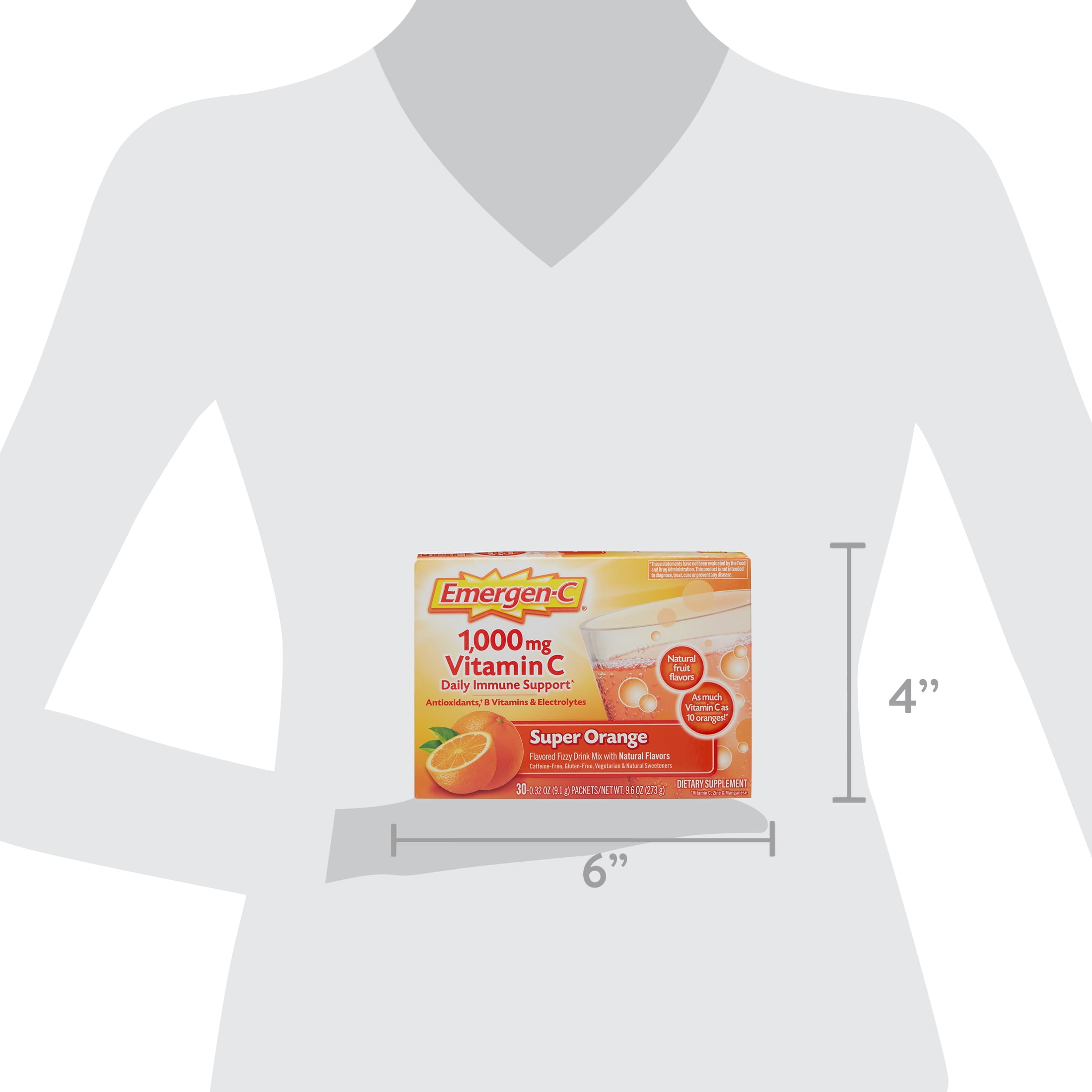 Emergen-C 1000mg Vitamin C Powder for Immunity