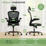 Ergonomic High Back Desk Chair for Office Comfort
