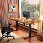 Height Adjustable Electric Standing Desk - Vintage Brown