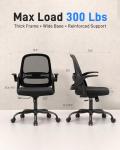 Comfortable Ergonomic Mesh Office Chair with Flip-Up Arms
