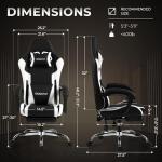 Dowinx Ergonomic Gaming Chair with Lumbar Support