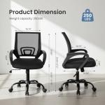 Ergonomic Mid Back Mesh Office Chair with Lumbar Support