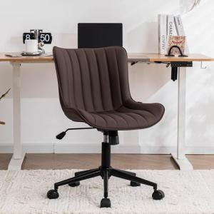 YOUNIKE Adjustable Ergonomic Armless Desk Chair