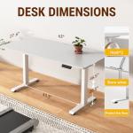 Veken Adjustable Electric Standing Desk for Home Office