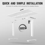 Veken Adjustable Electric Standing Desk for Home Office