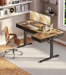 OffiGo 63" Electric L Shaped Standing Desk