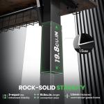 L-Shaped Adjustable Standing Desk with Charging Station