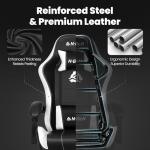 Ergonomic Gaming Chair with Footrest and Lumbar Support