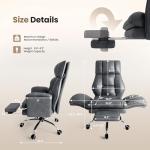 Ergonomic Big and Tall Office Chair with Footrest