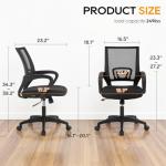 Ergonomic Mid-Back Office Chair with Lumbar Support