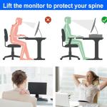 Gianotter D-3-2 Monitor Stand with Drawer and Pen Holders