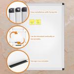 VIZ-PRO 36x24 Inch Magnetic Dry Erase Board