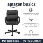 Amazon Basics Comfortable Mid-Back Office Chair