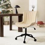 YOUNIKE Adjustable Ergonomic Rolling Desk Chair - Beige